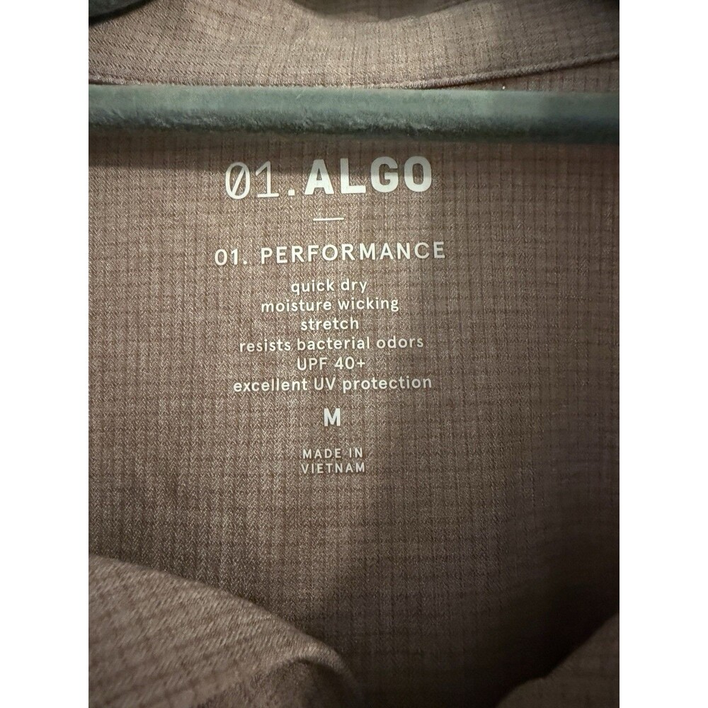 01 Algo Performance Long Sleeve Button Shirt Men'… - image 5